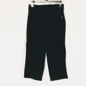 So Sporty Cropped Pants Capris Size M Black Misses